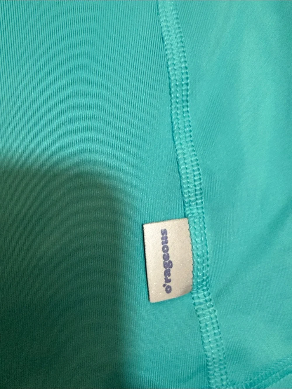 O'rageous Kids Short Sleeve Performance Tee - Teal Size Large